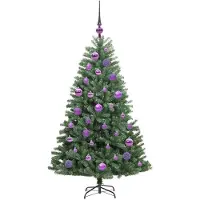 vidaXL Arbre de Noël artificiel pliable vert 120 cm