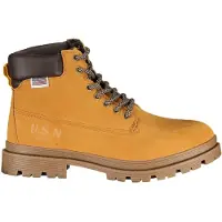 Avirex Bottines pour homme marron à lacets et éléments contrastés - BERK