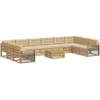 vidaXL Ensembles de canapés en bois massif d'acacia