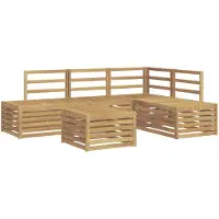 vidaXL Ensemble de canapés d'extérieur 5 pièces , blanc