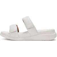 Original Brands FITFLOP FitFlop F-Mode Go - Sandales plates ajustables à deux barrettes - WEISS 38