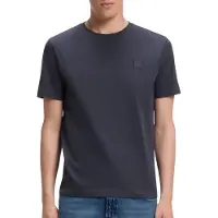 BOSS pour homme. 50508584 T-shirt Tales marine (L), Bleu, Casuel, Coton, Manche courte