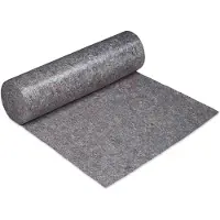 Relaxdays 2 rouleaux de bâche de protection, 1 m x 50 m = 50 m², antidérapante, hydrofuge, 300 g/m², travaux de peinture, déménagement, gris