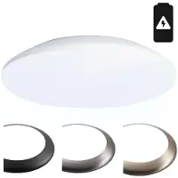 HOFTRONIC™ - Plafonnier LED 25W 2600lm 6500K IP65 Blanc avec batterie secours