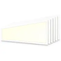 HOFTRONIC™ - Panneau LED 36W 4320lm 3000K UGR22 IP20 Blanc 120x30cm 6 pièces