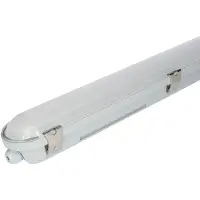 HOFTRONIC™ - Lampe fluorescente LED 40W 5200lm IP66 détecteur 120cm blanc
