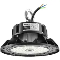 HOFTRONIC™ - High Bay LED 100W 17500lm 6500K IP65 IK10 Dimmable Noir