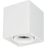 HOFTRONIC™ - Spot en saillie LED carré inclinable GU10 blanc IP20