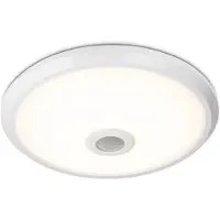 HOFTRONIC™ - Plafonnier LED rond 12W 1160lm 4000K avec détecteur de mouvement Blanc IP20