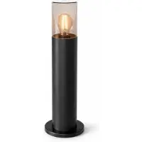 HOFTRONIC™ - Lanterne de jardin sur pied 15W E27 IP44 Noir 45cm