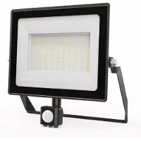 HOFTRONIC™ - Projecteur LED avec détecteur 100W 8700lm 4000K IP65 Noir