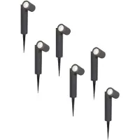 HOFTRONIC™ - Spot à piquet LED 4W 345lm 6500K IP65 Noir Dimmable