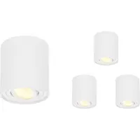 HOFTRONIC™ - Plafonniers LED Ray 4W 345lm Dimmable Inclinable 2700K Blanc IP20 GU10