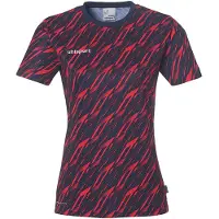 Uhlsport Progressive 28 Maillot manches courtes femme - Marine / Rouge