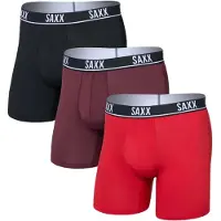 Saxx Essential Performance Mesh Boxer Brief Fly 3pk Boxers 3 Units Multicolore S Homme