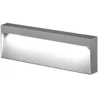 ROSSINI ILLUMINAZIONE Applique Led Kiki 8W 3000K Ip65 - Structure En Aluminium Gris Pour Extérieur, Lampe De Balise Murale Angle Lumineux 50° - Groupe Rossini