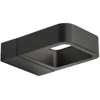 ROSSINI ILLUMINAZIONE Applique Led Pitt 7W Pour Extérieur, Double Émission 100-100°, Structure En Aluminium Ip65, Anthracite 3000K -
