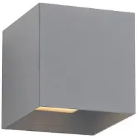ROSSINI ILLUMINAZIONE Applique D'Extérieur Kado Double Émission, Gris, Raccordement E27, Degré De Protection Ip65, Design Moderne En Aluminium - Groupe Rossini