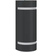 vidaXL Applique murale extérieure noir aluminium moulé sous pression