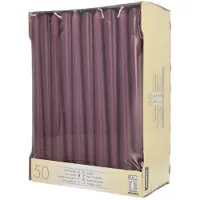 Starpak 50 Leuchterkerzen Ø 2,2 cm · 25 cm violett