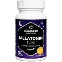 Vitamaze GmbH Mélatonine 1 mg hautement dosé comprimés végétaliens 180 pc