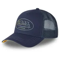 Von Dutch Logo Cap Bleu