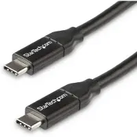 StarTech.com .com Câble USB-C vers USB-C avec Power Delivery 5A de 50 cm - USB 2.0 - Noir