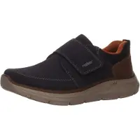 Rieker Chaussons de ville pour hommes, couleur bleue, style décontracté
