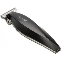 Max Pro - Tondeuse de précision - Tondeuse pour cheveux - Avec 5 peignes amovibles - Noir