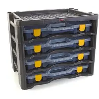 Tayg Boîte d’assortiment de coffrets de rangement/multibox 2 bleu
