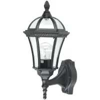 Garden Zone Applique murale d'extérieur rétro noire E27 60 W Ledbury