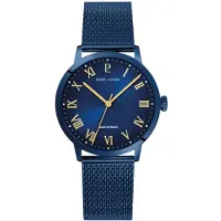 Pierre Lannier Montre à affichage analogique 'Watch Interval' bleu