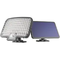 HOFTRONIC™ - Applique murale solaire 7W 600lm détecteur 6500K noir