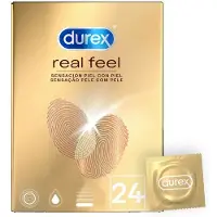 Durex Préservatifs Real Feel - Boite 24 préservatifs