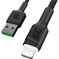 Green Cell KABGC05 câble lightning 1,2 m Noir