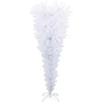 vidaXL Sapin de Noël artificiel avec 150 LED Blanc 120 cm PVC et Acier