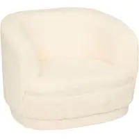 Atmosphera Fauteuil Bouclé, blanc (Fauteuil pour enfants)