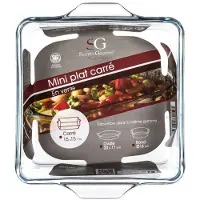 Secret De Gourmet Petits Plat Carré Verre - Transparent - 5 Five Simply Smart