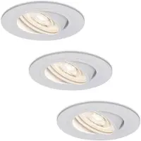 HOFTRONIC™ - Spot LED encastrable plat 6W 570lm 4000K Inclinable Blanc IP20