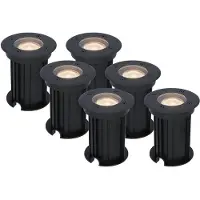 HOFTRONIC™ - Spot LED au sol 4W GU10 345lm 2700K Dimmable Noir IP67