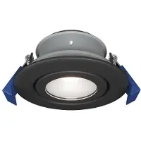 HOFTRONIC™ - Spot LED encastrable inclinable 85mm GU10 IP65 Noir