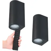 HOFTRONIC™ - Applique murale LED dimmable Douglas 8W 2700K GU10 IP65 Noir lot 2