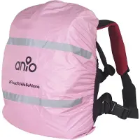Anio Housse de protection contre la pluie pour sac à dos scolaire, sur-vêtement imperméable, protection pour sac à dos avec éléments réfléchissants