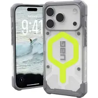 Urban Armor Gear Pathfinder MagSafe (Apple iPhone 17 Pro), Coque pour téléphone portable, Transparent, Jaune