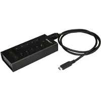 StarTech.com .com Hub USB 7 ports - Métal - USB-C vers 5x USB-A et 2x USB-C - USB 3.0,