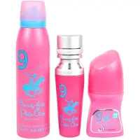 Beverly Hills Polo Club Ensemble : n. 9 Eau de Parfum pour femme 50 ml + n. 9 Déodorant anti-transpirant à bille pour femme 50 ml + 1982 - Sport 9 Spra