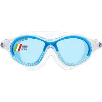 Cressi cobra lunettes de natation enfant transparent bleu
