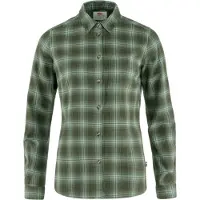 Fjällräven Övik Flannel Long Sleeve Shirt Vert S Femme
