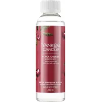 Yankee candle Recharge pour diffuseur à roseaux Signature Noir Cherry (cerise mûre) - Remplissage de remplacement pour le diffuseur d'arômes - 200 ml