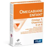 Pileje Omegabiane Omega3, Vitamine D et E 27 Comprimés Gélifiés
